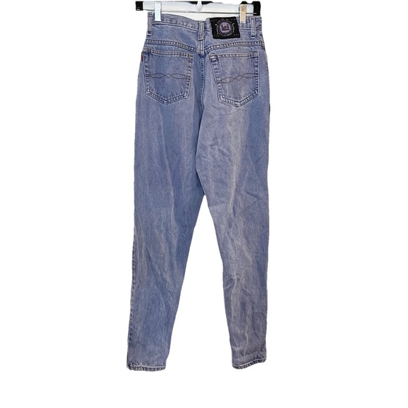 Vintage L.E.I. Riding Wear Purple High-Waisted 90s Jeans USA Made Retro XS/S - Picture 2 of 7